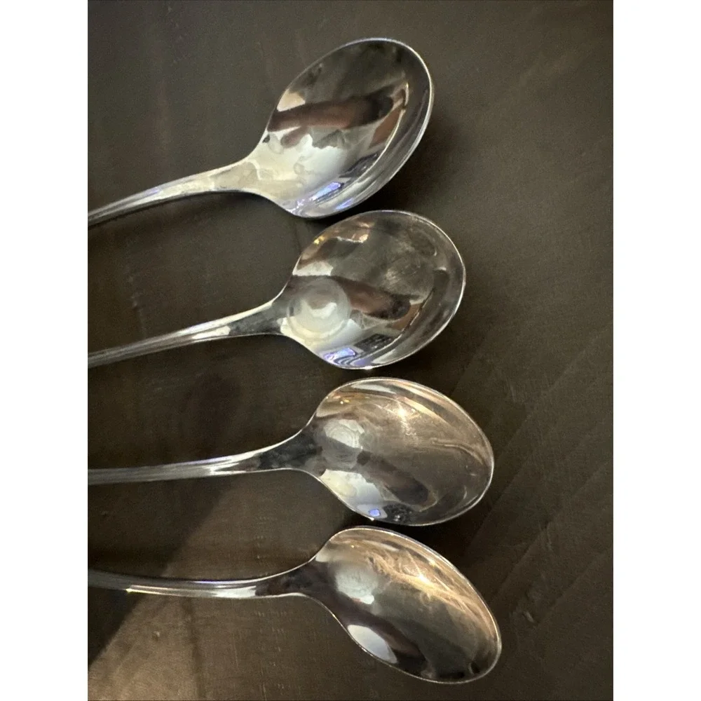 4-International Silver Stainless Tradewinds Jamaica Iced tea‎ Spoon 7